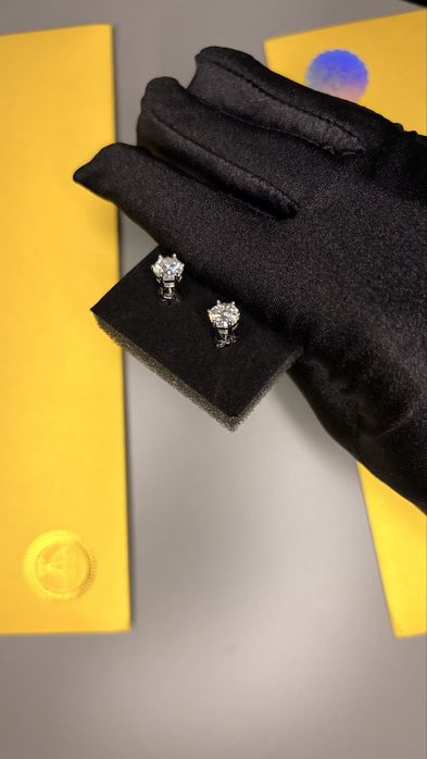 Комплект Обици и Гердан Moissanite VVS1, 1.0