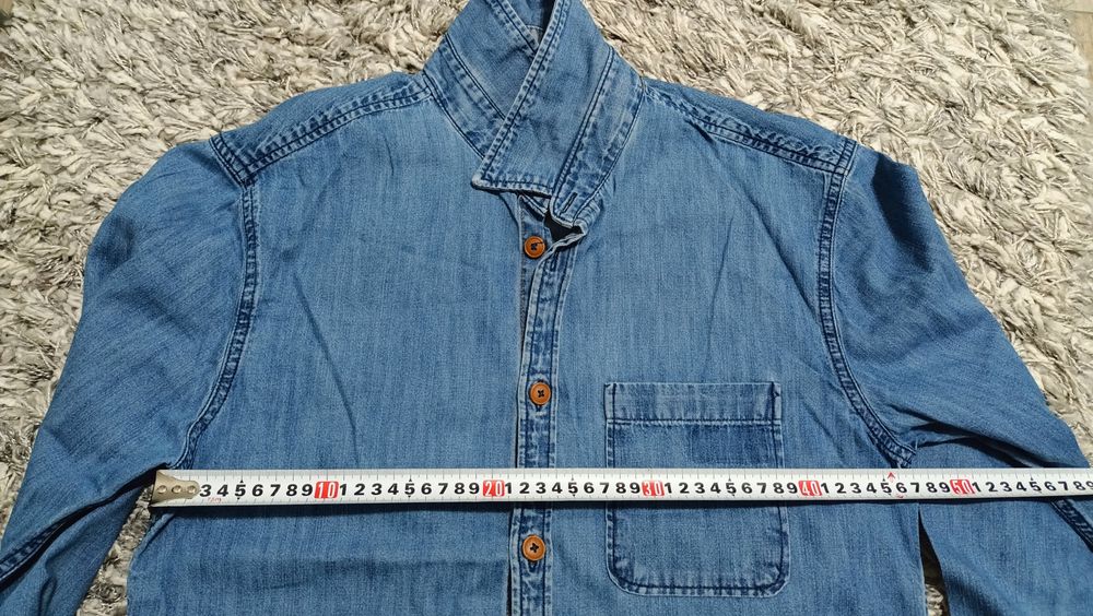 Camasa blugi/jeans/denim baiat/barbat JACK & JONES masura M