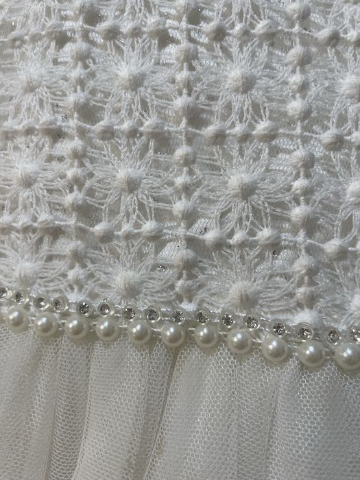 Платье бальное белое