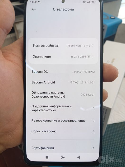 Redmi Note 12 pro 8/256