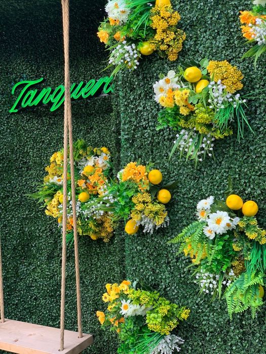 Panou Verdeata covor frunze decorativ verde 60 x 40 cm