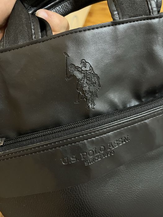 Кожаная сумка, барсетка оригинал U.S.Polo Assn.