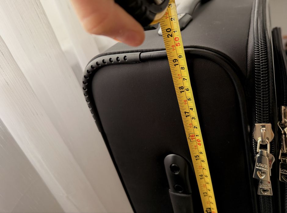 Куфар Love Moschino Carry-on черен