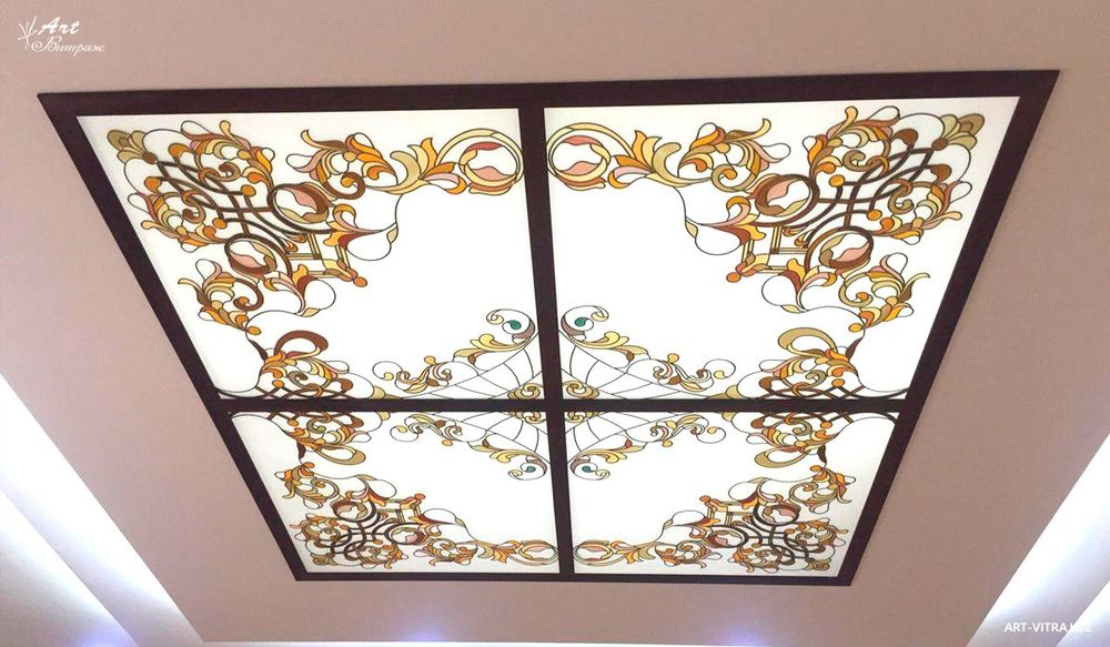 Oyna, vitraj, patalogga gul, orgsteklo turli hil koʻrinishlarda