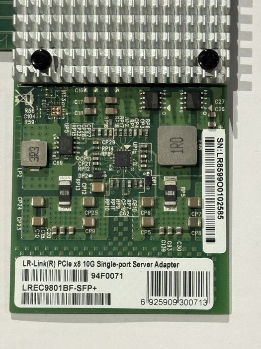Серверная карта LR-Link(R) PCle x8 10G Single-port