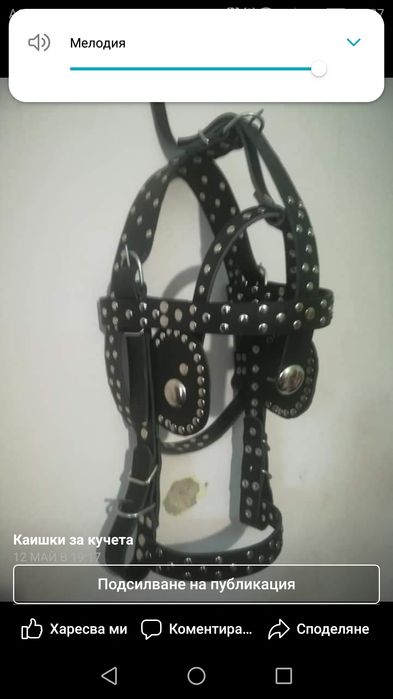 каишка за куче , нашийник нагръдник юлар юзда повод