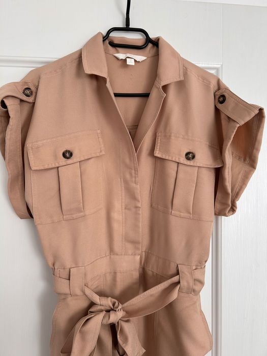 Salopetă H&M xs culoare bej