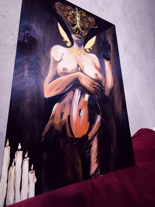 Картина ,живопись ,девушка