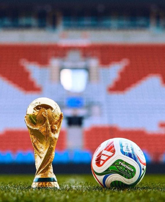 Futbol top JCH 2026 rasmiy topi | Футбол мяч ЧМ 2026 | Dizayn