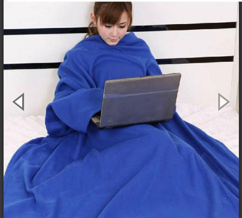 Одеало с ръкави поларено