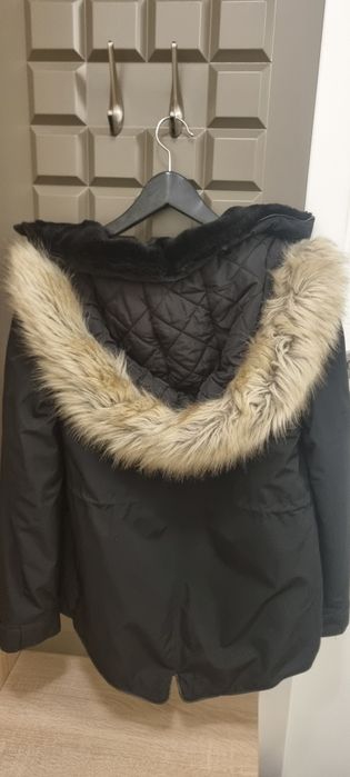 Черно зимно яке Zara xs