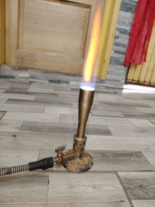 Lampa bunsen bronz masiv