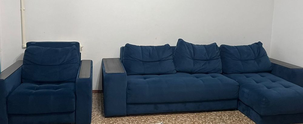 Угловой диван и кресло-кровать фирмы DivanBoss