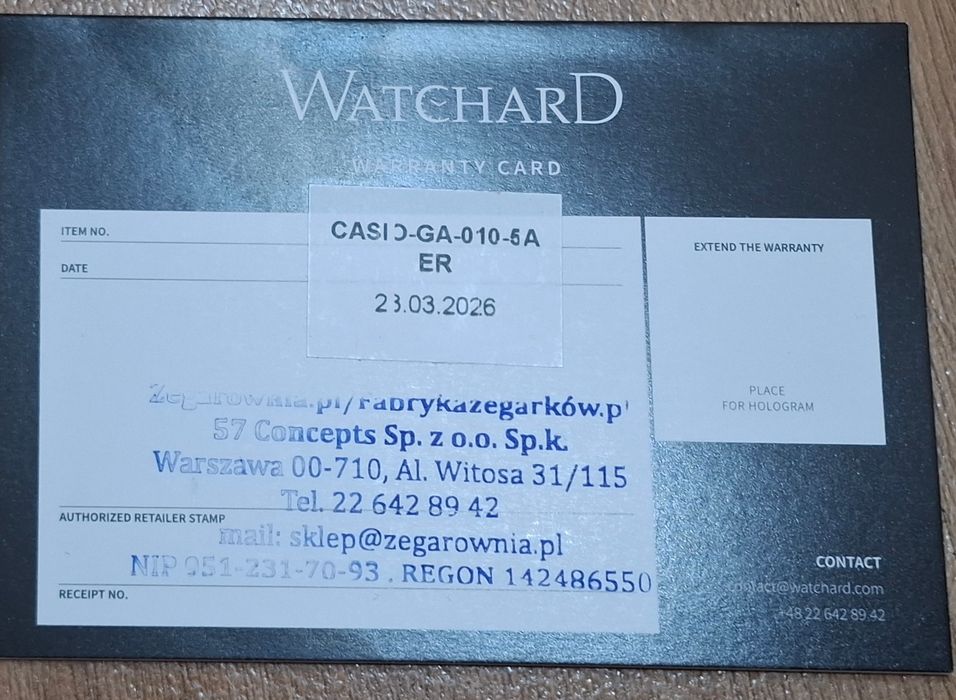 Часовник Casio G-Shock GA-010-5A