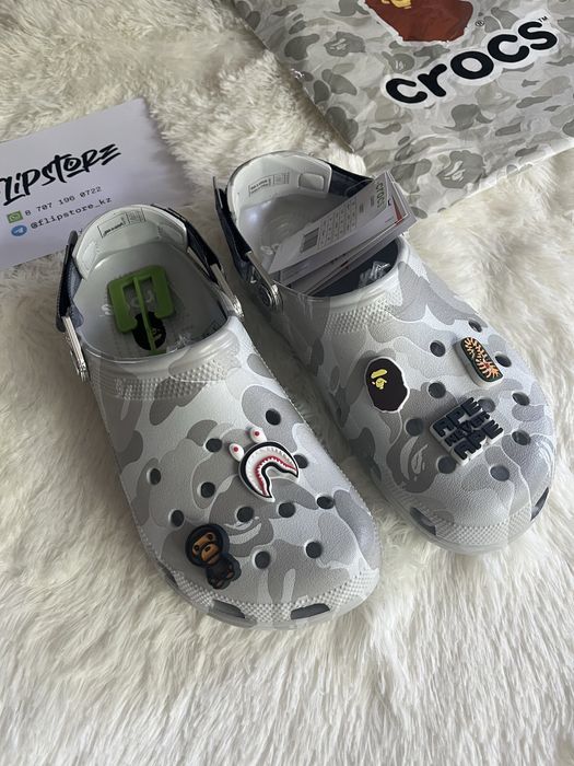 Кроксы бейп bape новые