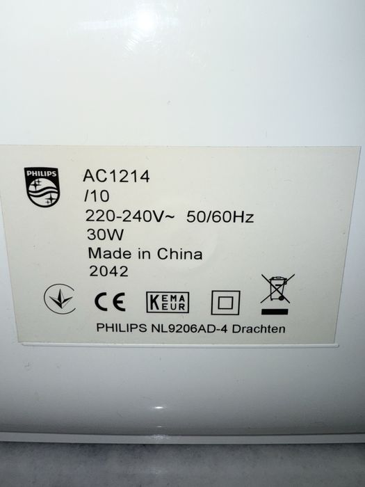 Purificator de aer Philips AC1214/10 – stare foarte bună