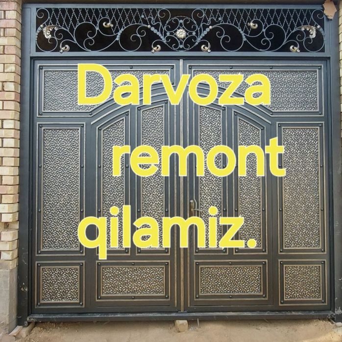 Ремонт ворот. Darvoza remont