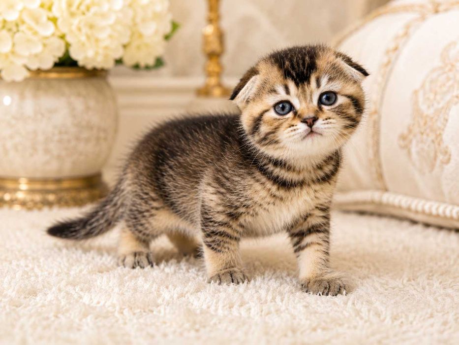 Маленькое счастье для семьи-Шотландские вислоухие котята Scottish Fold
