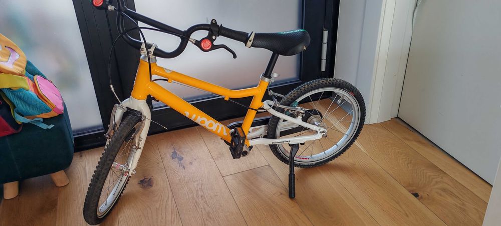 Bicicleta Woom 3 galbenă