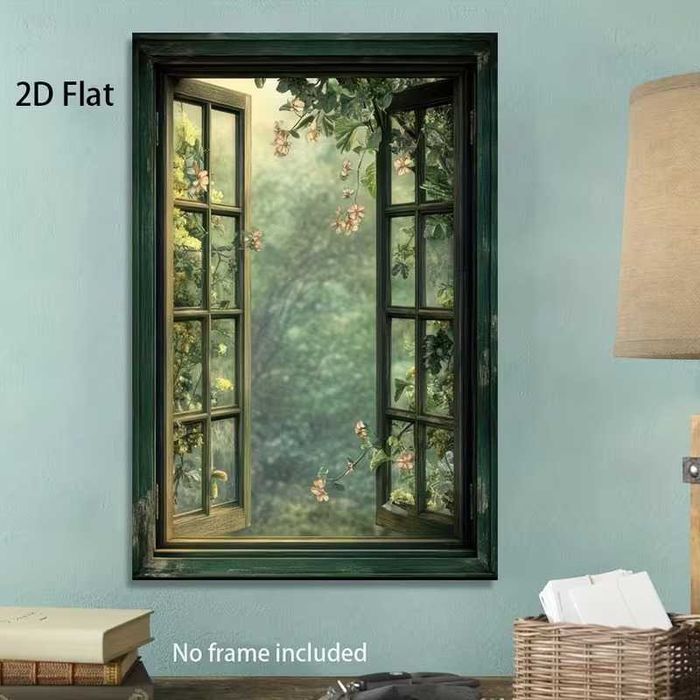 Картина на холсте "Открытое окно"