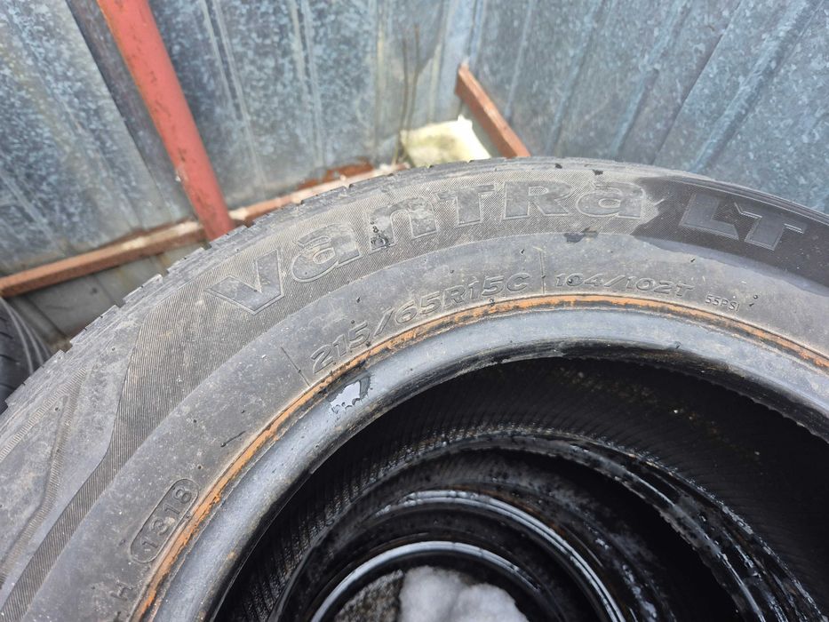 2 Anvelope de VARA - 215/65/15C - HANKOOK - Stare BUNA - DOT 2018 !