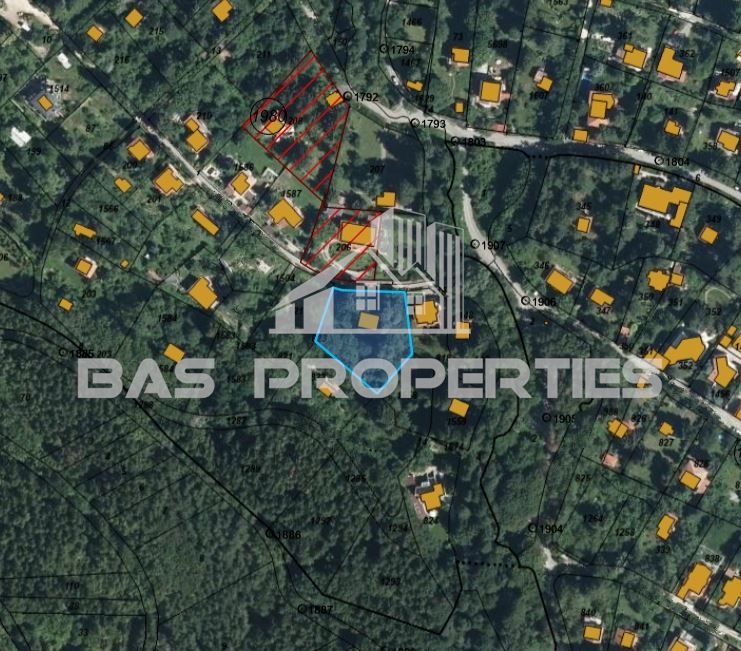 Парцел в София-Драгалевци площ 1747