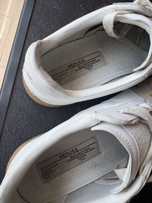 Maison Margiela gats painted white