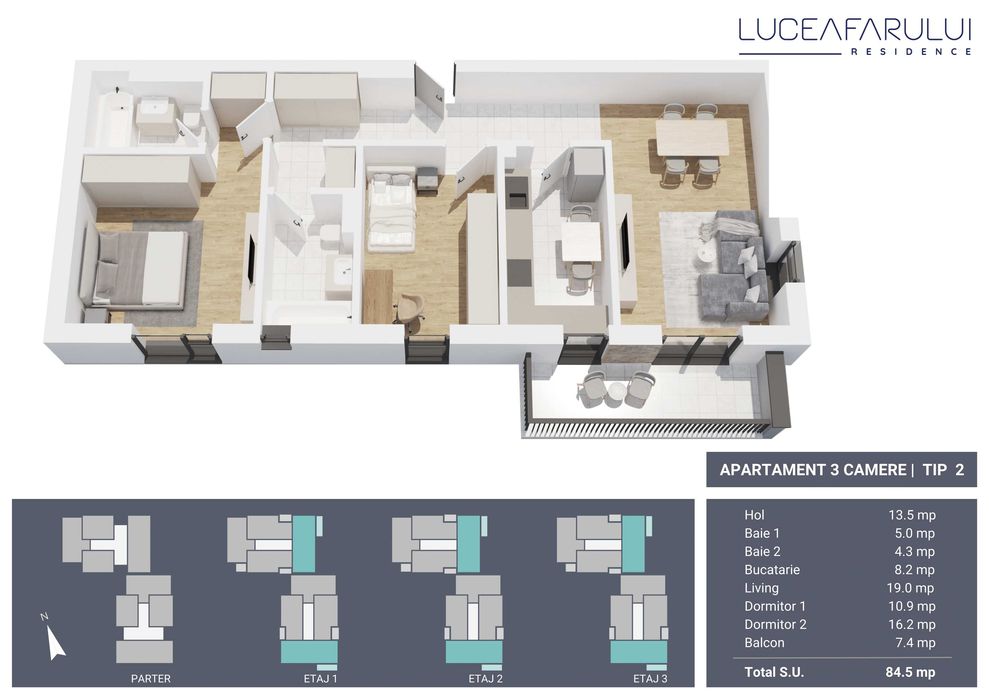 Apartamente NOI | Luceafărului Residence Târgoviște