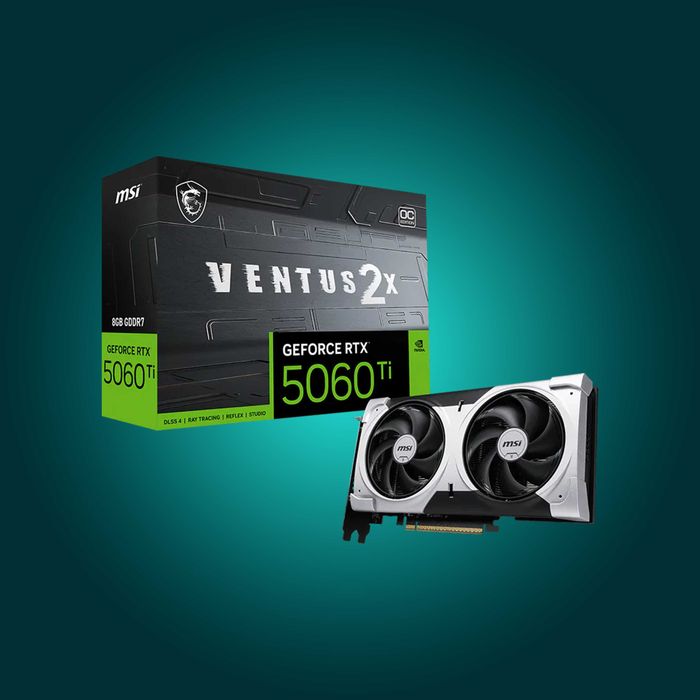 Видеокарта MSI RTX 5060 Ti Ventus 2X OC 8GB GDDR7