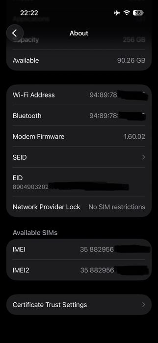 iPhone 17 Pro 256GB Silver 99% Garantie
