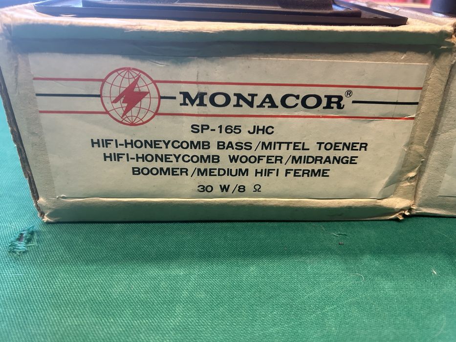 Difuzoare boxe Monacor sp 165 jhc 8 ohmi noi