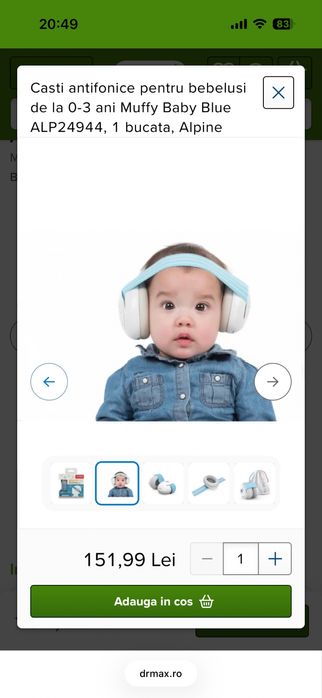 Cand casti antifonice bebelusi