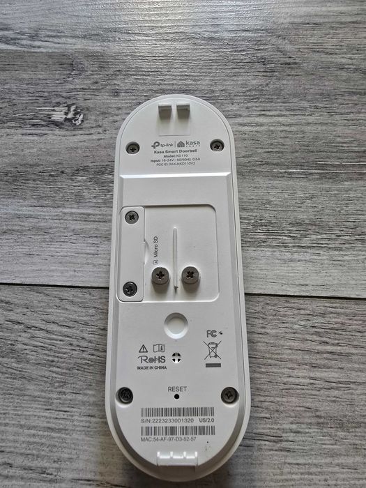 Kasa kd110 видеозвонок, домофон