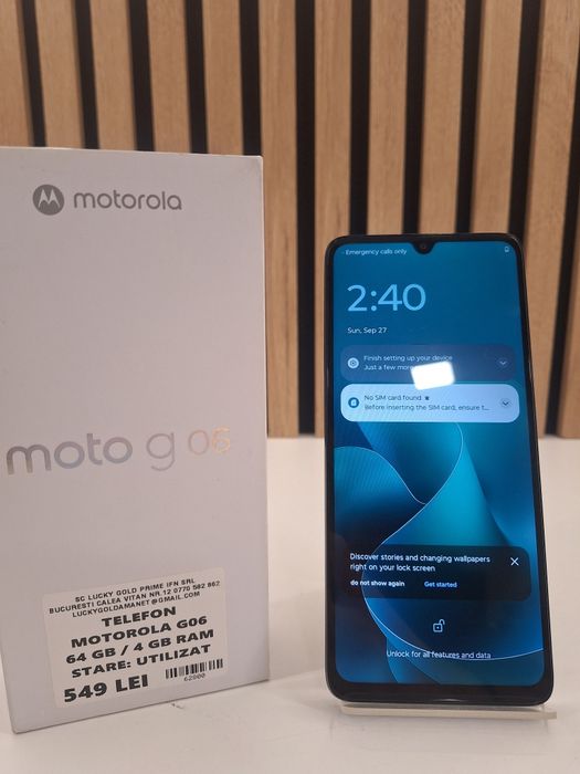 Motorola G06 / 64GB / 4GB RAM / #62800