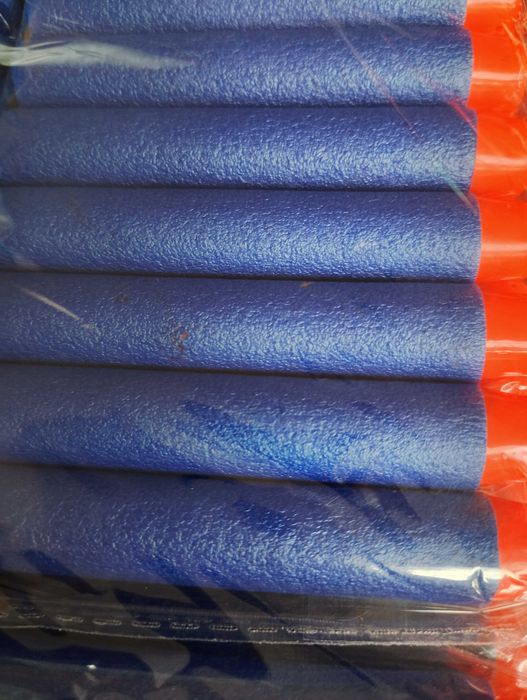 Нърф Комплект от 10 патрона за пистолет играчка, Foam, Blue