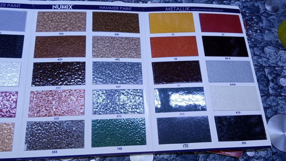 Краска все видов для авто двери