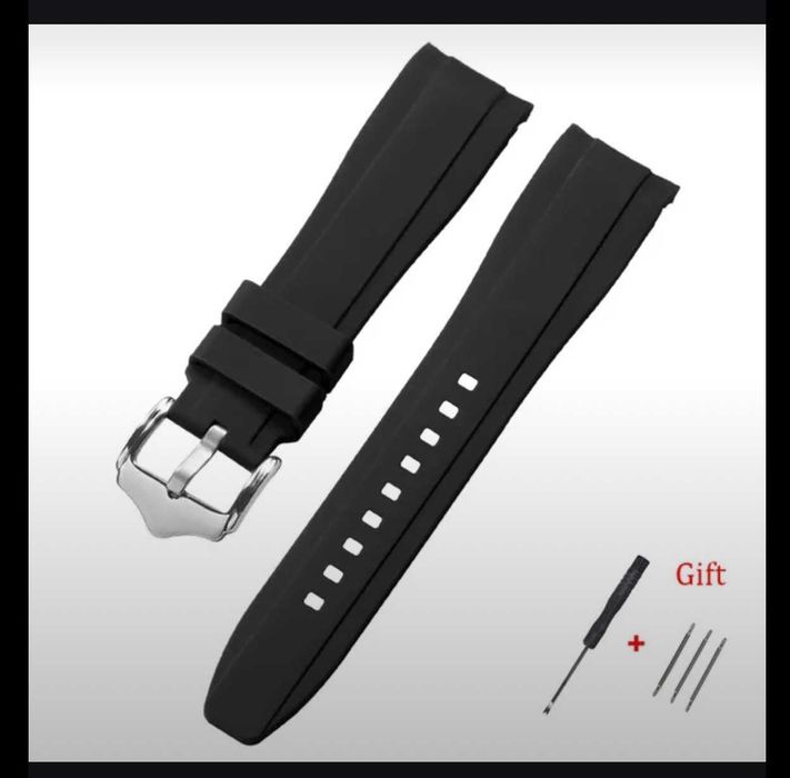 Силиконовый ремешок для часов 22мм