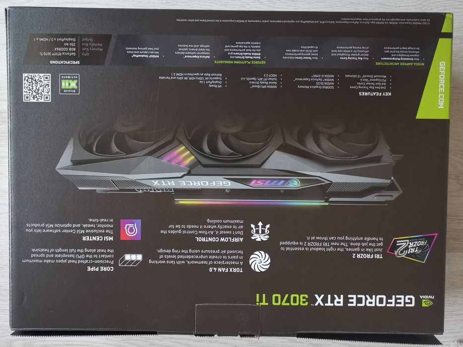 MSI RTX 3070TI  Gaming X Trio 8GB