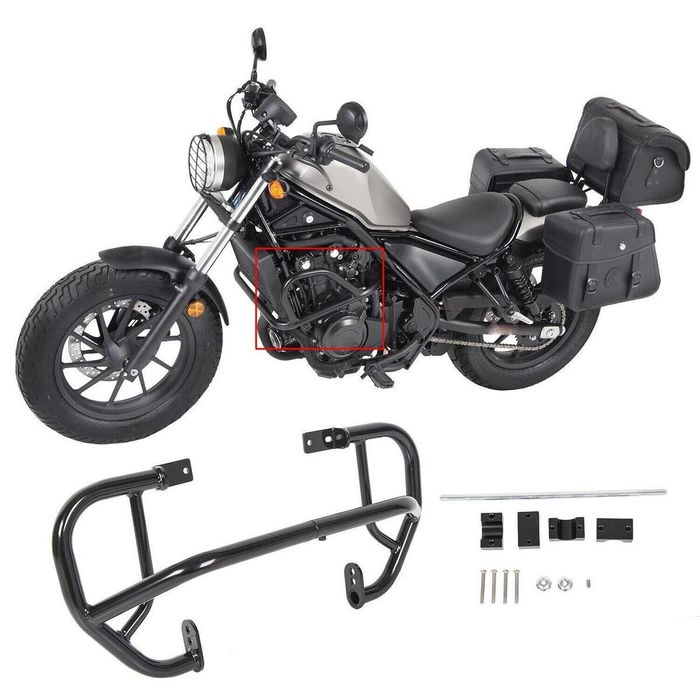 НОВ ролбар / crash bar за HONDA REBEL 300 CMX300 DCT 2017-2025