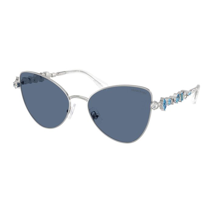 Swarovski SK7034 401A80 Silver - Women's Sunglasses 56mm