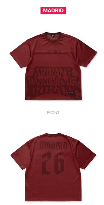 BTS Arirang Tour Madrid jersey