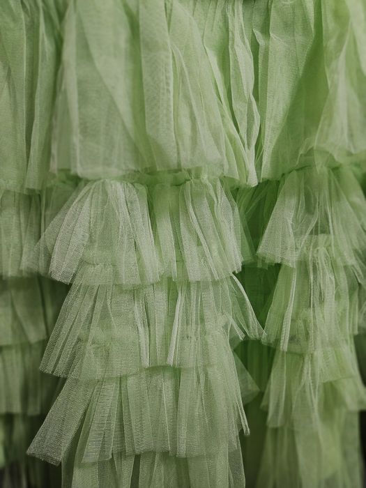 Rochie party tulle verde mentă