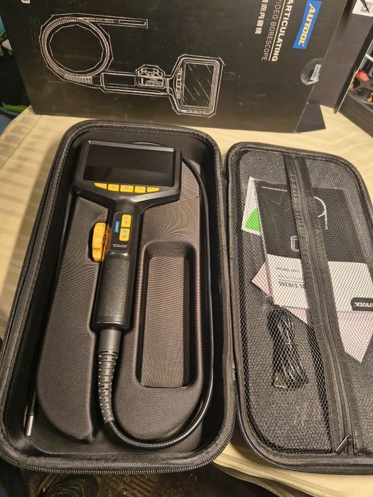 AUTOOL Двупосочна 210° ендоскопска камера със светлина, 0.21-инчова бо