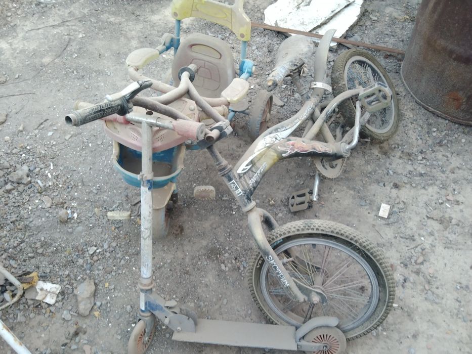 2 велик и самокат