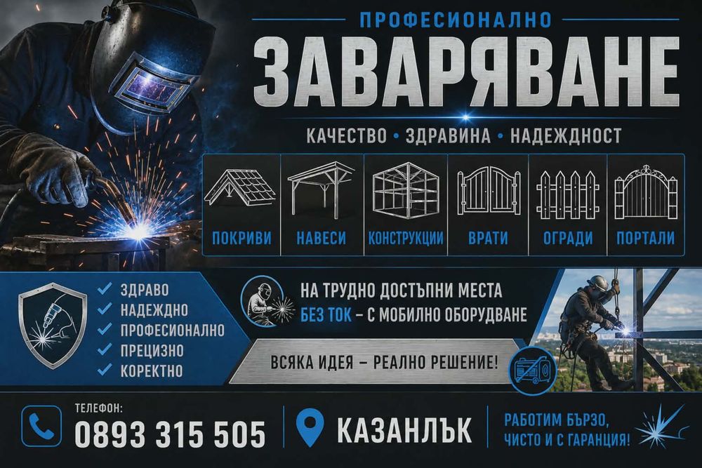 Заваръчни услуги
