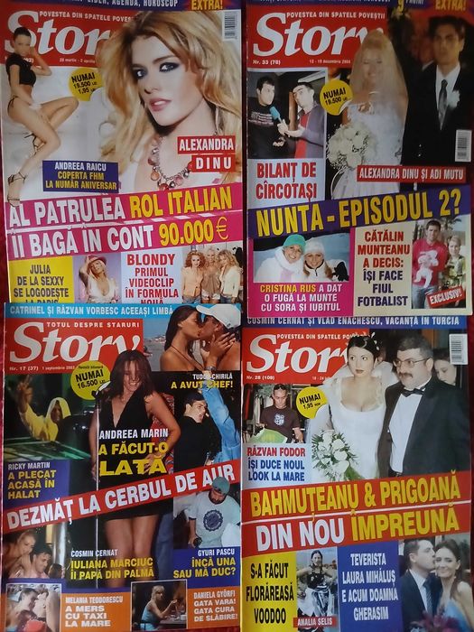 Vând colecție 22 reviste Story , diverse numere