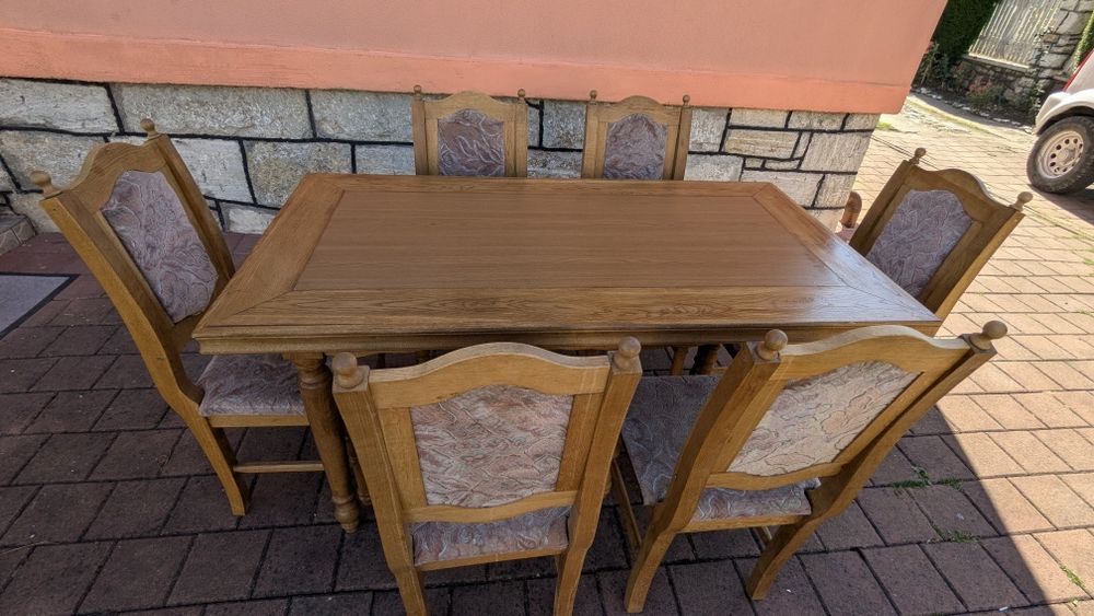 Piese mobilier - masa living si 6 scaune