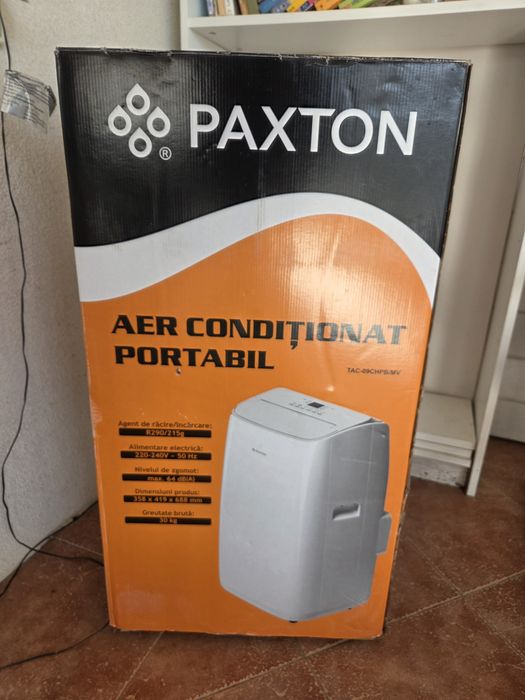 Aer condiționat portabil Paxton TAC-09CHPB/MV, 9000