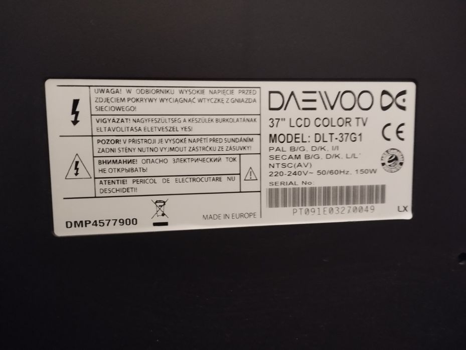 Телевизор Daewoo 37"
