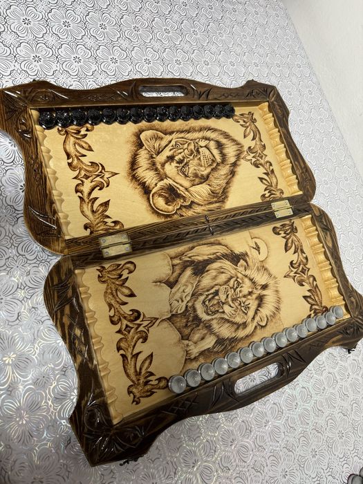 Нарды-шахматы ручной работы